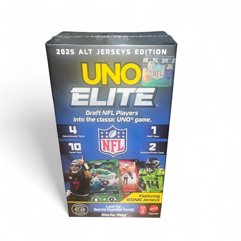 NFL Uno Elite Draft Card Game NEW